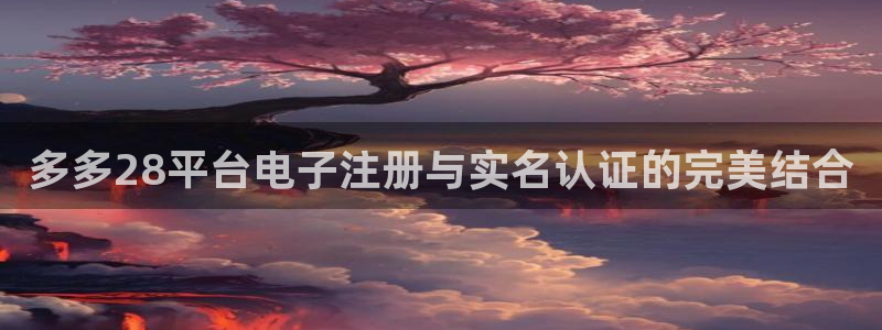 fun88city网页版登录：多多28平台电子注册与实名认证的完美结合